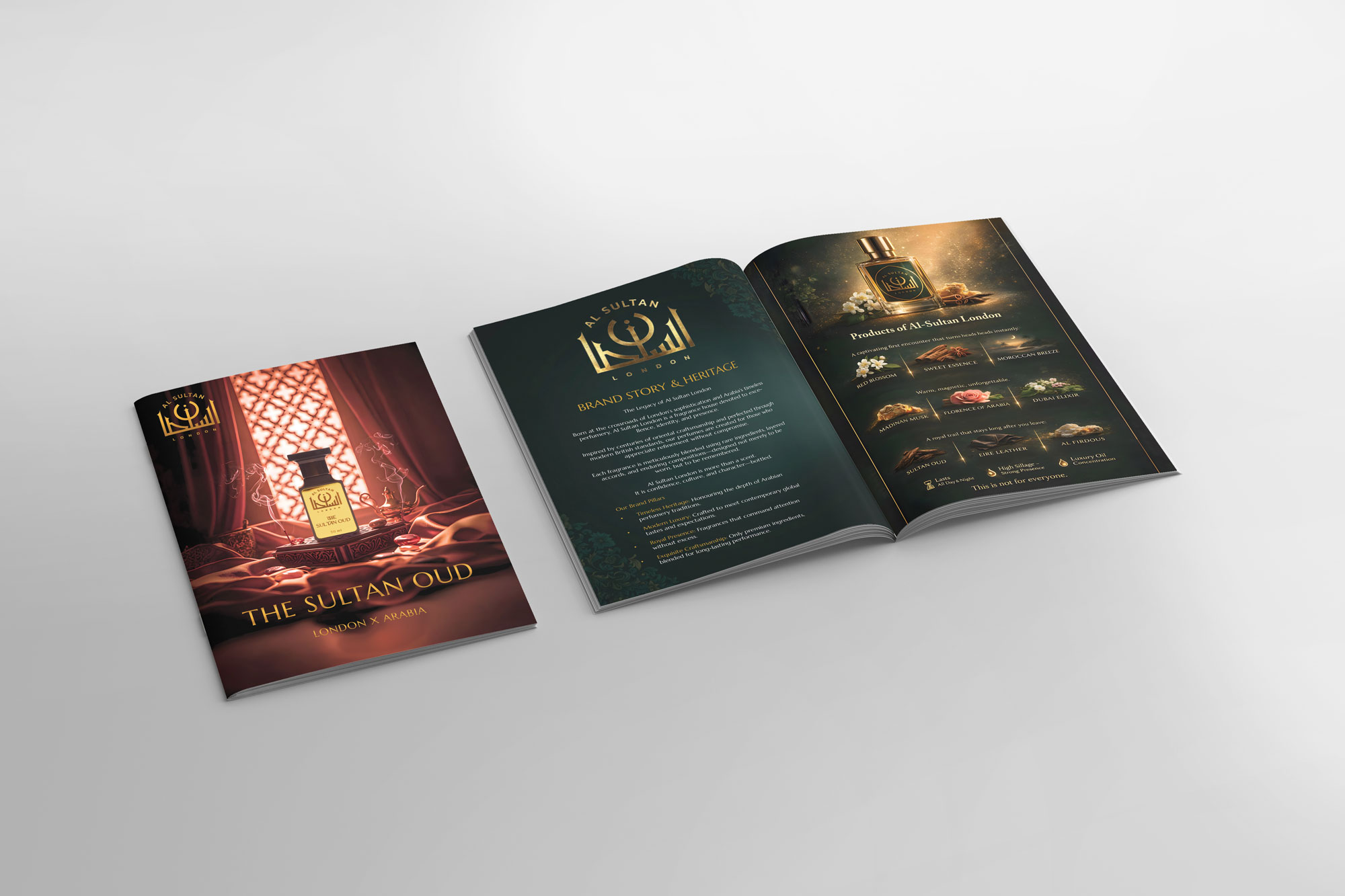 Al Sultan London catalogue mockup